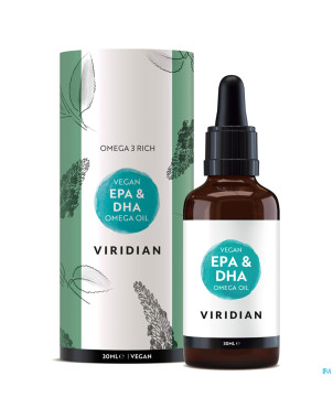 Viridian vegan epa & dha huile 30ml