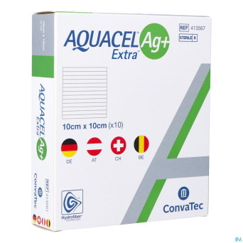 Aquacel ag+ extra 10 x 10cm 10 413567