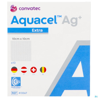 Aquacel ag+ extra 10 x 10cm 10 413567