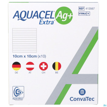 Aquacel ag+ extra 10 x 10cm 10 413567