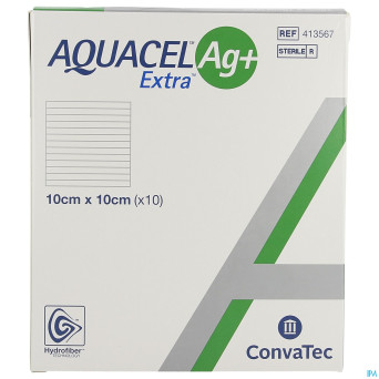 Aquacel ag+ extra 10 x 10cm 10 413567