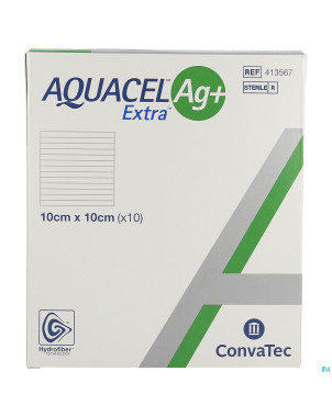 Aquacel ag+ extra 10 x 10cm 10 413567