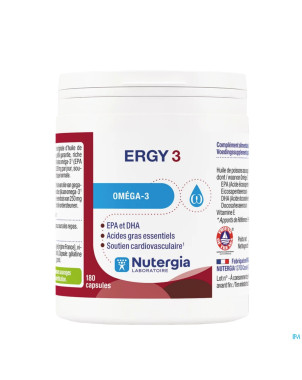 Ergy 3    caps 180