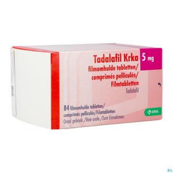 Tadalafil krka  5mg comp pell  84 x  5mg