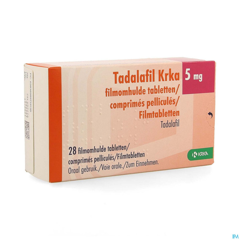 Tadalafil krka  5mg comp pell  28 x  5mg