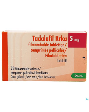 Tadalafil krka  5mg comp pell  28 x  5mg