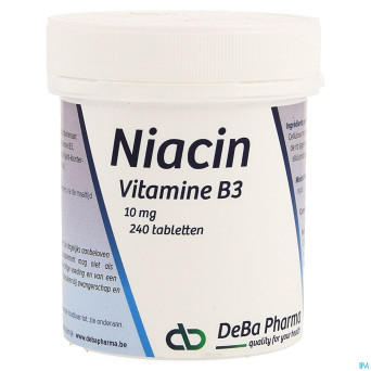 Niacin 10mg    caps 240    deba