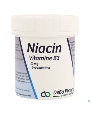 Niacin 10mg    caps 240    deba