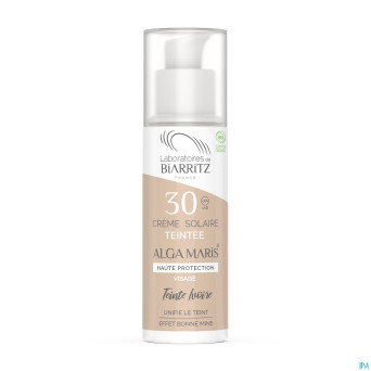 Alga maris cr sol. visage teinte spf30 ivoire 50ml