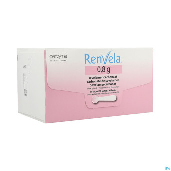 Renvela 0,8g pdr susp buvable sachet 90