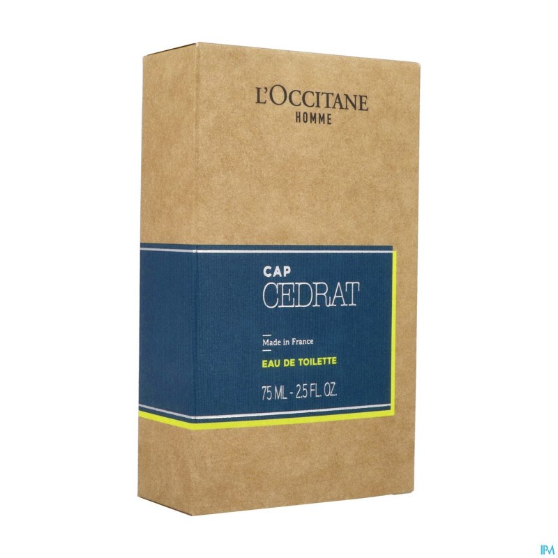 L'occitane homme cap cedrat edt    75ml