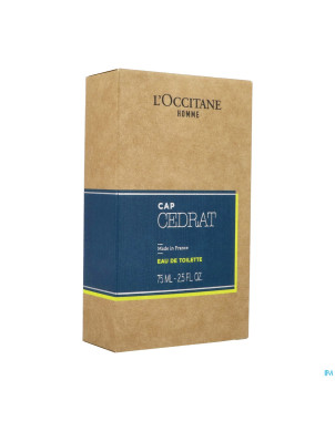 L'occitane homme cap cedrat edt    75ml