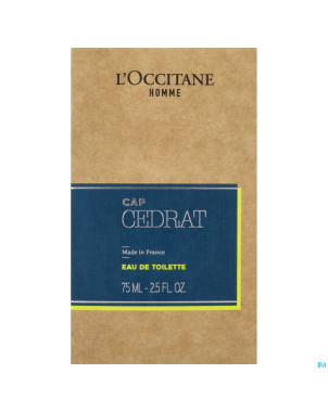 L'occitane homme cap cedrat edt    75ml