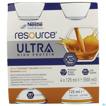 Resource ultra caramel 4x125ml