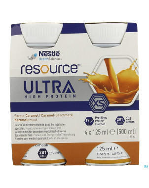 Resource ultra caramel 4x125ml