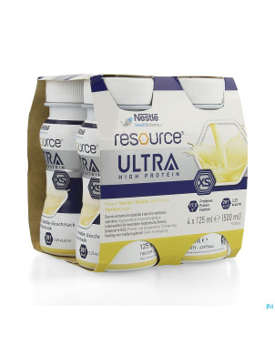 Resource ultra vanille 4x125ml