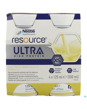 Resource ultra vanille 4x125ml