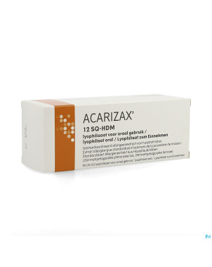 Acarizax lyophilisate sublingual comp fondant 90