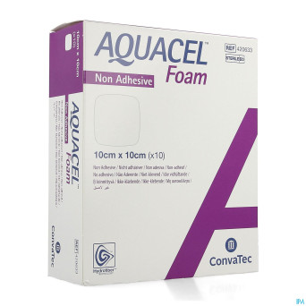 Aquacel foam non-adhesif 10x10cm 10