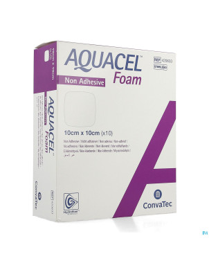 Aquacel foam non-adhesif 10x10cm 10