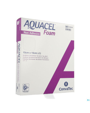 Aquacel foam non-adhesif 15x15cm 5