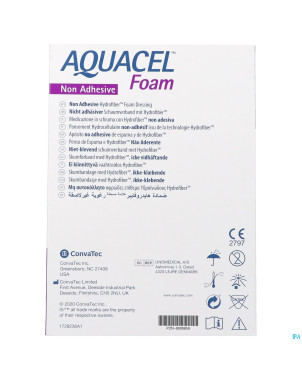 Aquacel foam non-adhesif 15x20cm 5
