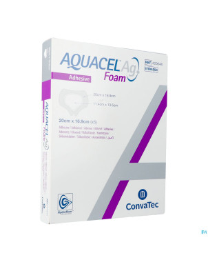 Aquacel ag foam adhesif sacral 5