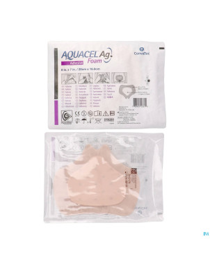 Aquacel ag foam adhesif sacral 5