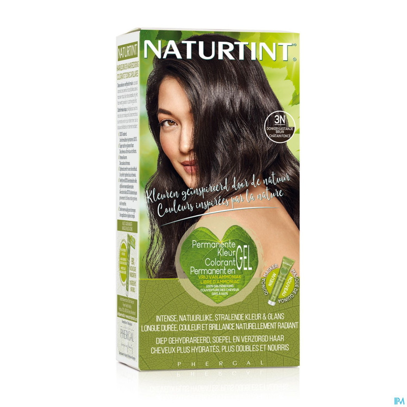 Naturtint coloration chatain fonce 3n    165ml
