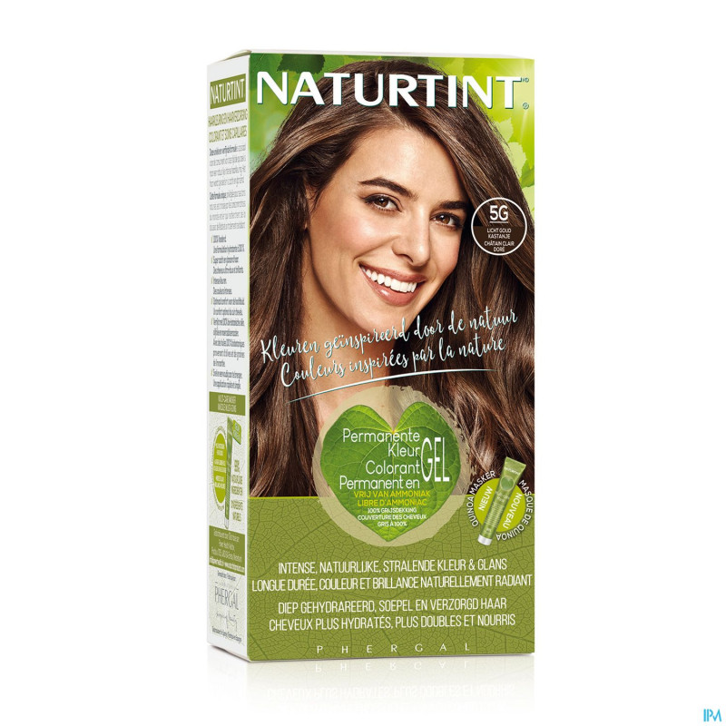 Naturtint coloration chatain clair dore 5g   165ml