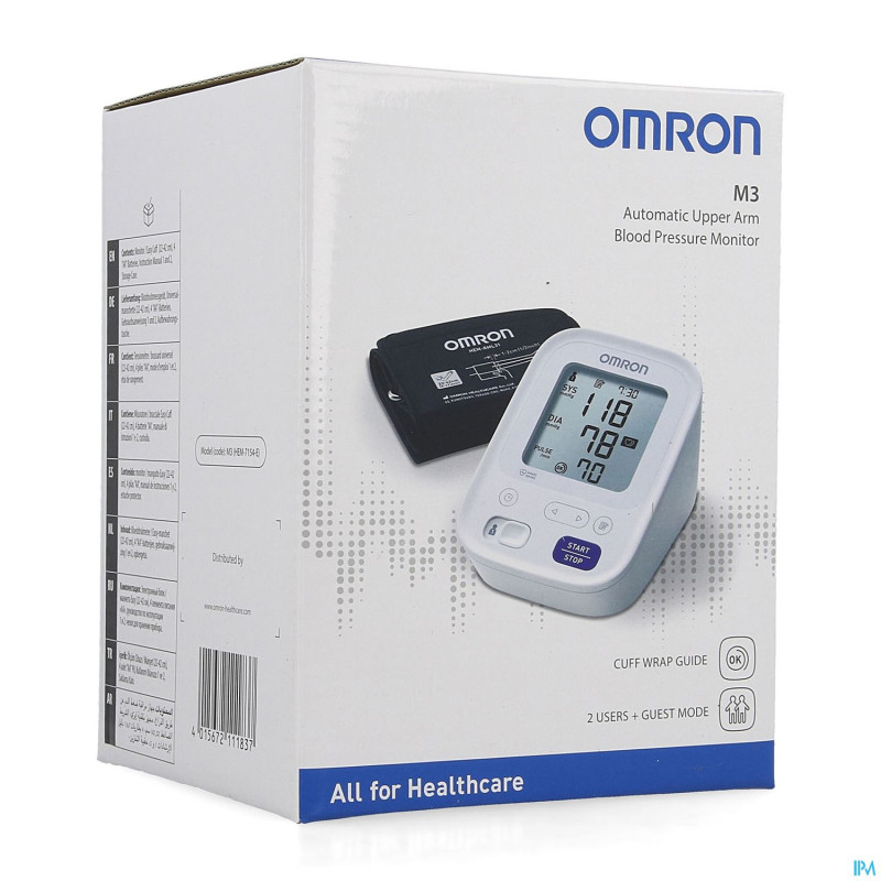 Omron m3 tensiometre bras automatique