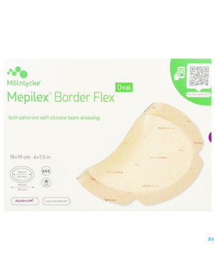 Mepilex border flex oval pans    15x19cm 5 583400