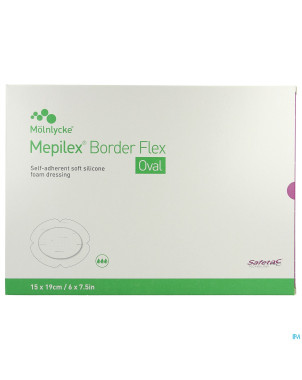 Mepilex border flex oval pans    15x19cm 5 583400
