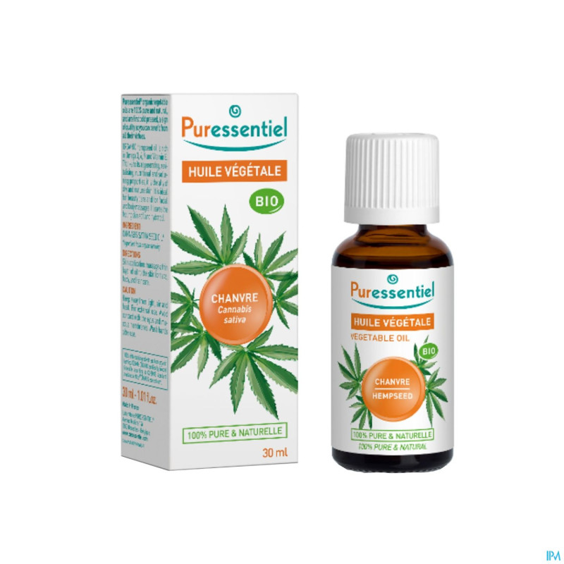 Puressentiel huile vegetale bio chanvre    30ml