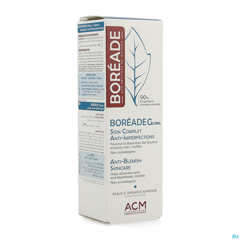 Noviderm boreade global soin complet a/imp.40ml