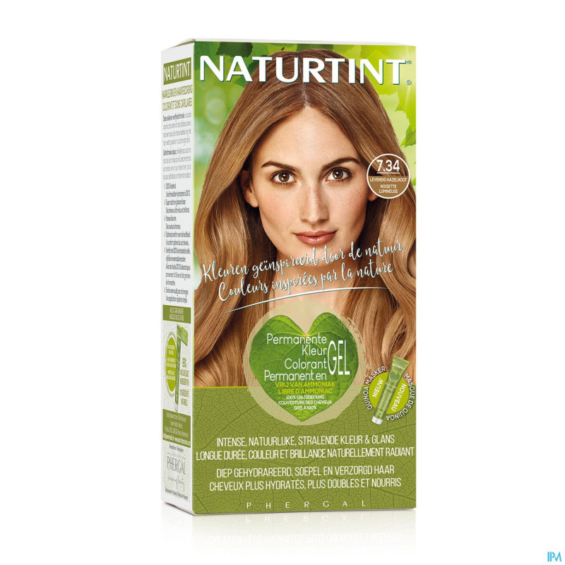 Naturtint coloration noisette vivante 7.34   165ml