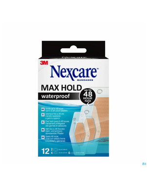 Nexcare 3m maxhold wtp assortiment 3    tailles 12