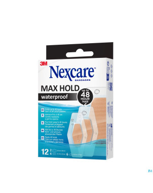 Nexcare 3m maxhold wtp assortiment 3    tailles 12