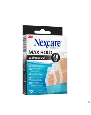 Nexcare 3m maxhold wtp assortiment 3    tailles 12