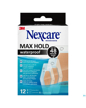 Nexcare 3m maxhold wtp assortiment 3    tailles 12