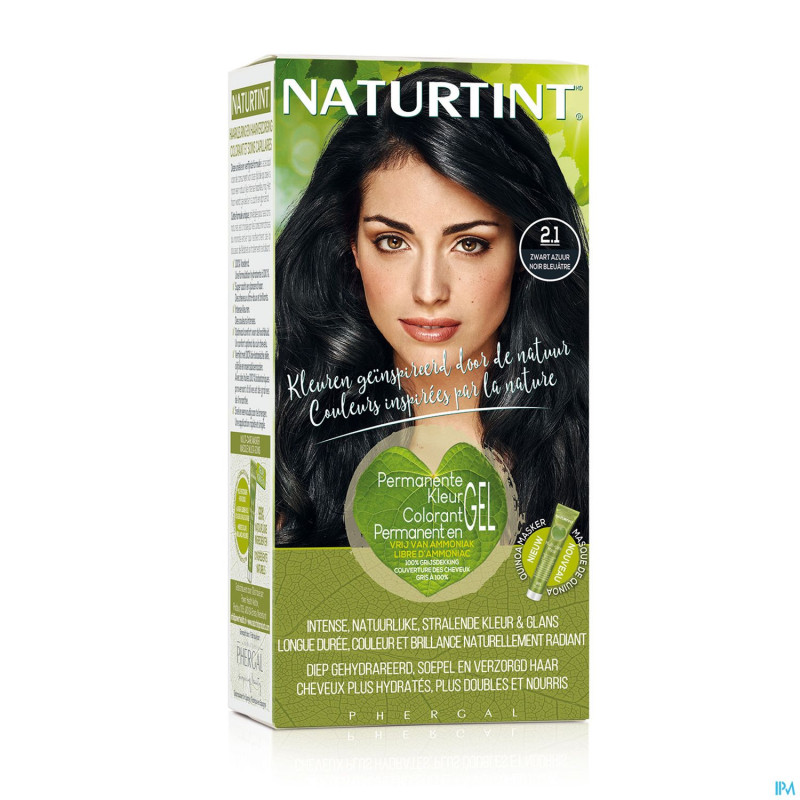 Naturtint coloration noir bleuatre i-2-1    165ml