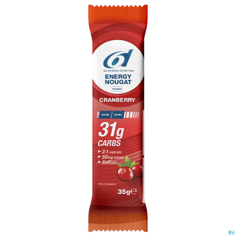 6d energy nougat cranberry 6 x 35g