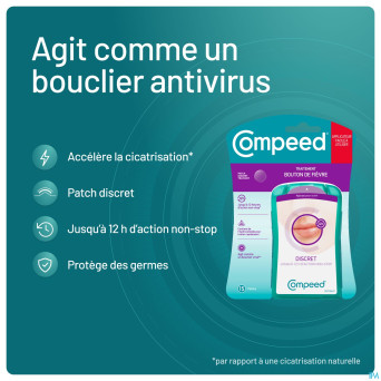 Compeed patch bouton fievre 15 avec applicateur