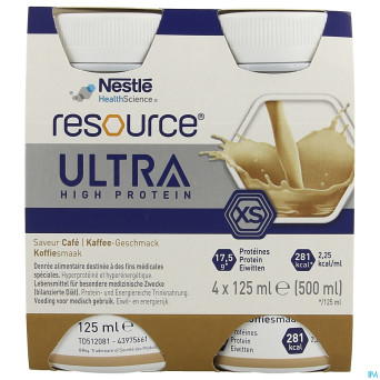 Resource ultra cafe    4x125ml