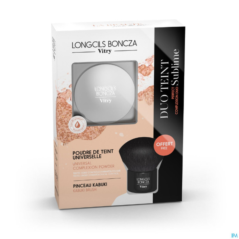 Vitry coffret pdr teint univers. + pinceau kabuki