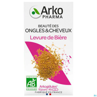 Arkogelules levure biere bio caps 45