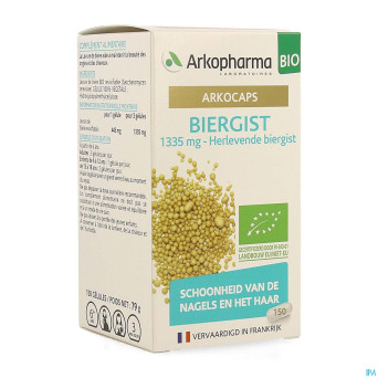 Arkogelules levure biere bio caps 150