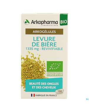 Arkogelules levure biere bio caps 150