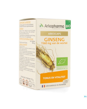 Arkogelules ginseng bio caps 150
