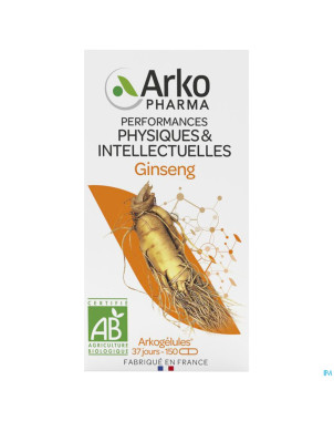 Arkogelules ginseng bio caps 150
